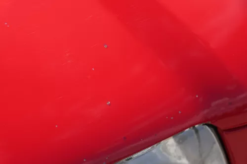 VW Polo 6N2 Motorhaube Haube vorne Klappe rot LP3G (182782)