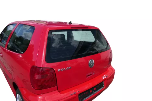 Polo 6N2 Heckklappe Klappe hinten Kofferraumklappe rot LP3G Scheibe ohneAnbautei (182791)