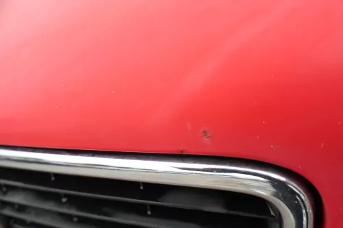 Audi 80 Motorhaube Frontklappe Haube rot LY3H - OHNE Grill (182802)