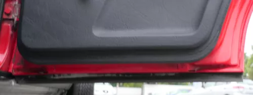 Audi 80 90 Tür hinten rechts Rahmen Türblatt rot LY3H -ohne Anbauteile (182812)