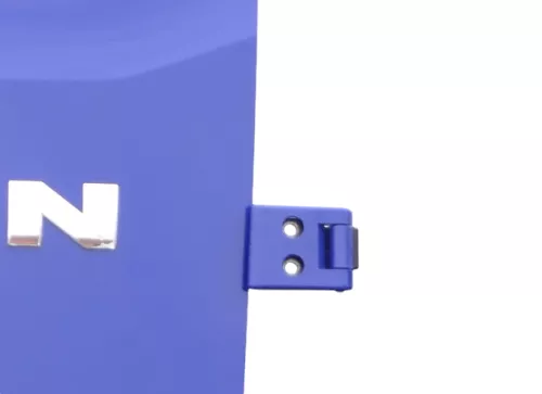 1x VW Crafter 7C MAN TGE Scharniere für Tür Flügeltür rechts hinten unten blau (182889)