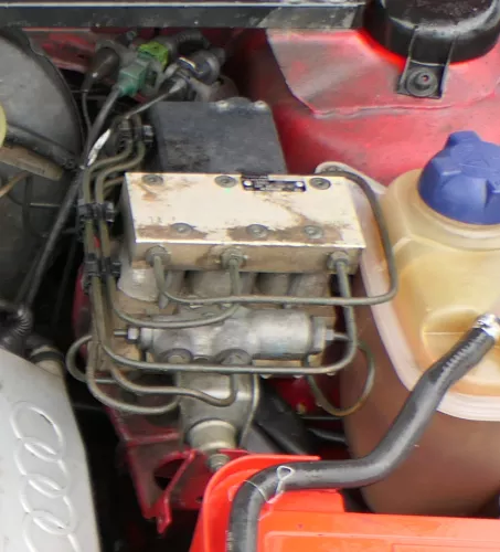 Audi 80 A6 4A ABS Steuergerät Pumpe Einheit 4A0614111E 4A0614111B