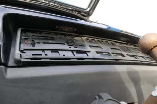 VW Lupo Stoßstange hinten Heckstoßstange Stoßfänger schwarz L041 (182977)
