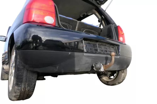 VW Lupo Stoßstange hinten Heckstoßstange Stoßfänger schwarz L041 (182977)