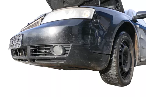 Audi A4 8E B6 Kombi Avant Stoßstange vorne mit Spoiler schwarz LY9B (182990)