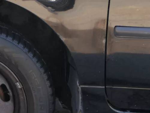 VW Lupo 6X Kotflügel vorne links schwarz L041 (183018)