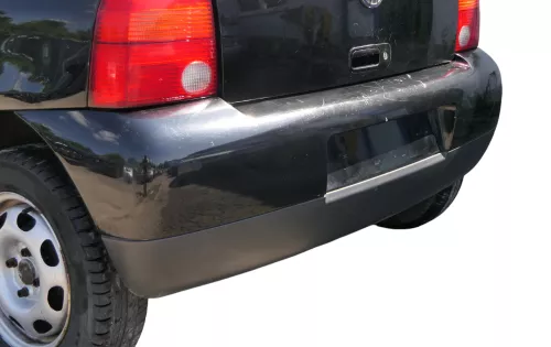 VW Lupo Stoßstange hinten Heckstoßstange Stoßfänger schwarz L041