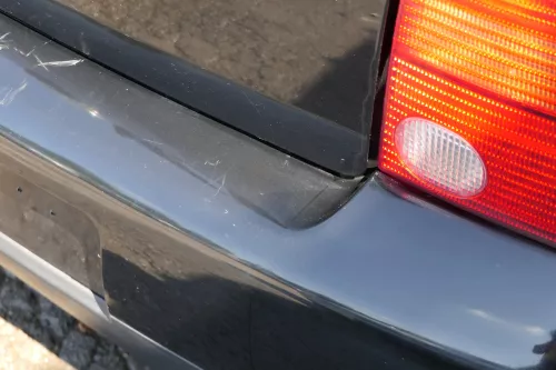 VW Lupo Stoßstange hinten Heckstoßstange Stoßfänger schwarz L041 (183022)