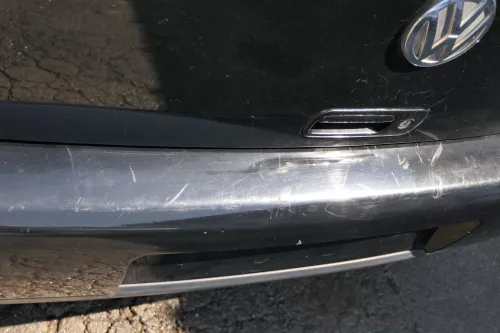 VW Lupo Stoßstange hinten Heckstoßstange Stoßfänger schwarz L041 (183022)