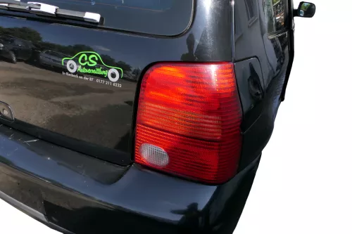 VW Lupo Stoßstange hinten Heckstoßstange Stoßfänger schwarz L041 (183022)