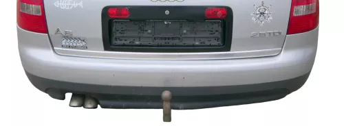 Audi A6 4B Kombi Avant Stoßstange hinten Heckstoßstange silber gra LY7W Facelift