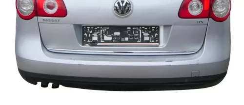 VW Passat 3C Kombi Stoßstange hinten Heckstoßstange Stoßfänger silber grau LA7W