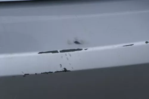 VW Passat 3C Kombi Stoßstange hinten Heckstoßstange Stoßfänger silber grau LA7W (183099)