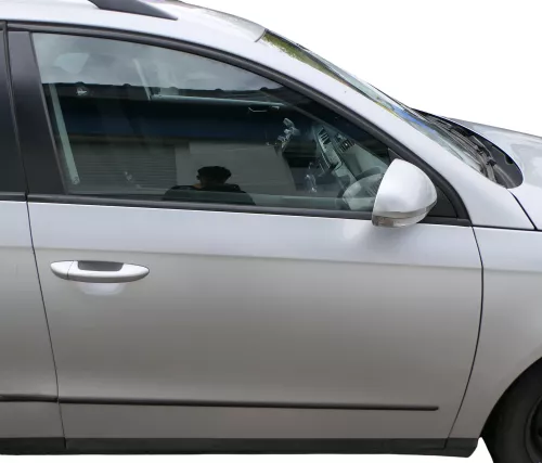 Passat 3C Kombi o. Limo Tür vorne rechts Beifahrer silber LA7W ohneAnbauteile