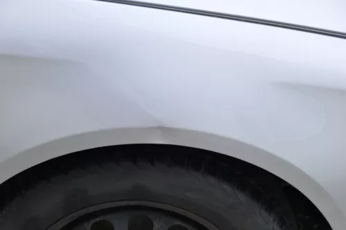 VW Passat 3C Kotflügel vorne rechts silber LA7W 3C0821022 - Delle (183101)