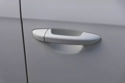 1x VW Passat 3C Türgriff Tür Griff vorne / links  außen weiß LB9A