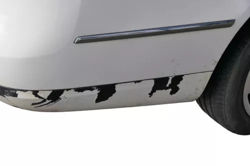VW Passat 3C Kombi Stoßstange hinten Heckstoßstange Stoßfänger weiß LB9A (183123)
