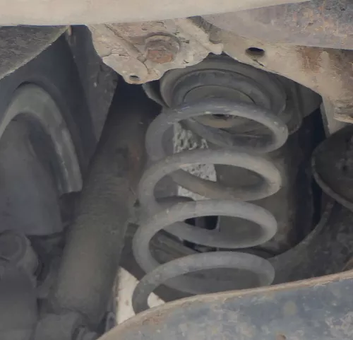 VW Passat 3C Feder hinten Federn 2x 3C0511115AQ 1x blau 1x lila 2x gelb (183124)