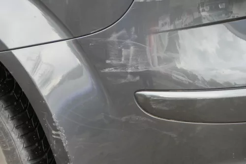 Seat Altea 5P Stoßstange hinten Heckstoßstange Stoßfänger grau LW7Z (183154)