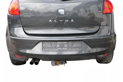 Seat Altea 5P Stoßstange hinten Heckstoßstange Stoßfänger grau LW7Z