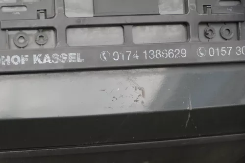 Seat Altea 5P Stoßstange hinten Heckstoßstange Stoßfänger grau LW7Z (183154)