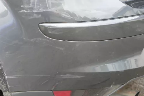 Seat Altea 5P Stoßstange hinten Heckstoßstange Stoßfänger grau LW7Z (183154)