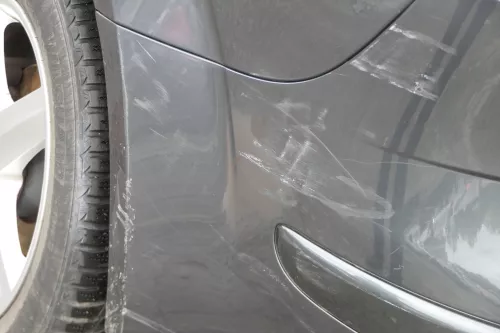 Seat Altea 5P Stoßstange hinten Heckstoßstange Stoßfänger grau LW7Z (183154)