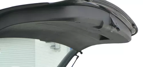 Seat Altea 5P Heckklappenverkleidung Verkleidung Heckklappe schwarz (183155)