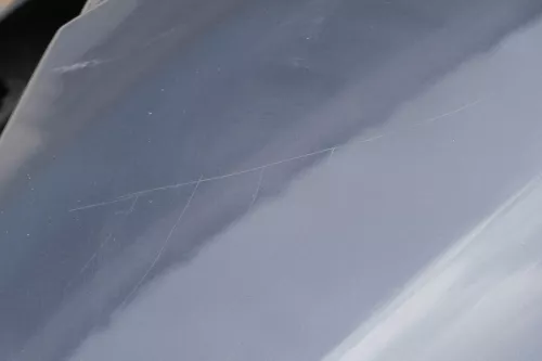 VW Polo 9N3 Cross Motorhaube KLappe vorne grau LC7V (183192)