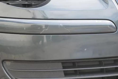 VW Polo 9N3 Stoßstange vorne Frontstoßstange Stoßfänger grau LC7V (183193)