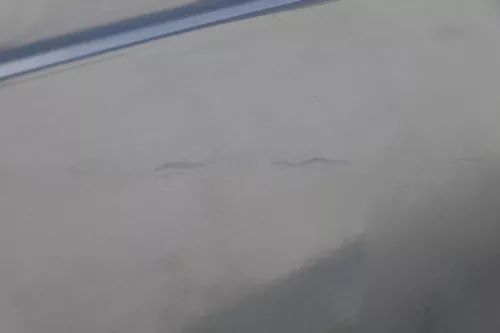 VW Polo 9N3 Kotflügel vorne rechts grau LC7V (183194)