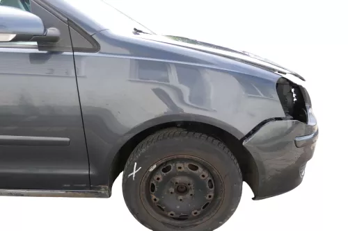 VW Polo 9N3 Kotflügel vorne rechts grau LC7V