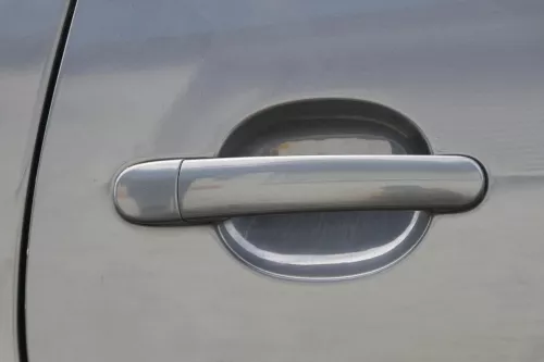 VW Polo 9N 9N3 Tür hinten rechts 4/5-Türer grau LC7V - ohne Anbauteile (183198)
