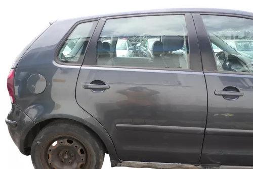 VW Polo 9N 9N3 Tür hinten rechts 4/5-Türer grau LC7V - ohne Anbauteile
