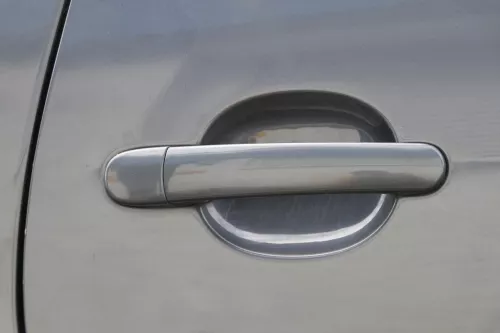 VW Polo 9N 9N3 Tür hinten rechts 4/5-Türer grau LC7V - ohne Anbauteile (183198)