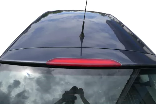 VW Polo 9N Fun Heckklappe Kofferraumklappe Klappe hinten Scheibe grau LC7V (183199)