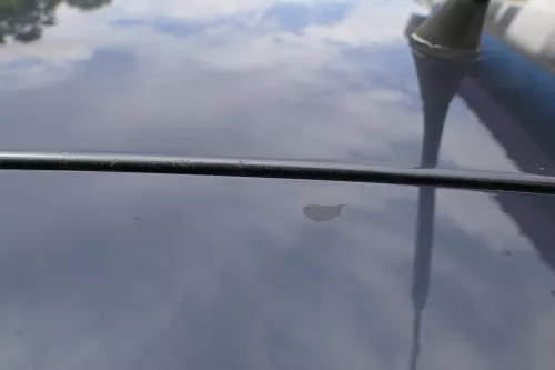 VW Polo 9N Fun Heckklappe Kofferraumklappe Klappe hinten Scheibe grau LC7V (183199)