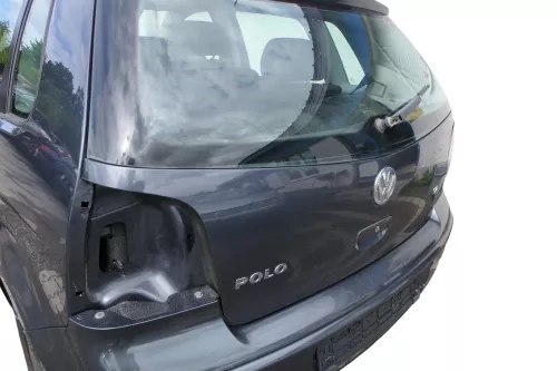 VW Polo 9N Fun Heckklappe Kofferraumklappe Klappe hinten Scheibe grau LC7V (183199)