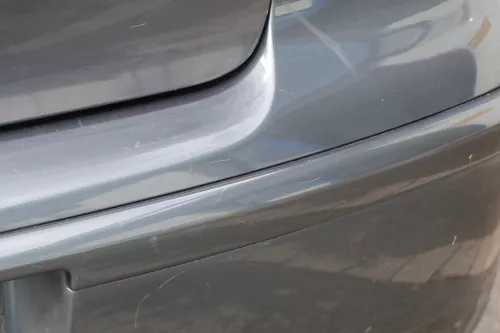 VW Polo 9N 9N3 Stoßstange Heckstoßstange hinten grau LC7V (183201)