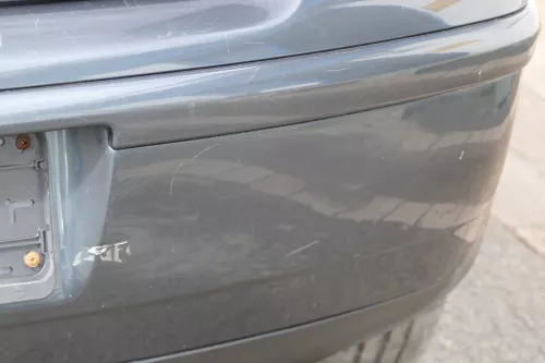 VW Polo 9N 9N3 Stoßstange Heckstoßstange hinten grau LC7V (183201)