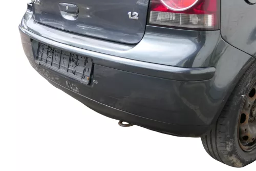 VW Polo 9N 9N3 Stoßstange Heckstoßstange hinten grau LC7V