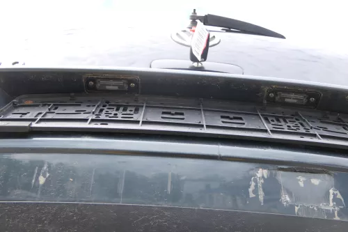 VW Polo 9N 9N3 Stoßstange Heckstoßstange hinten grau LC7V (183201)