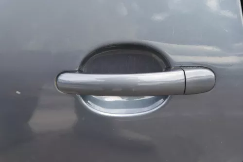 VW Polo 9N 9N3 Tür hinten links 4/5-Türer grau LC7V - ohne Anbauteile (183202)