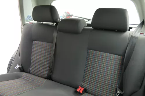 VW Polo 9N 9N3 Sitz Rückbank Sitzfläche Sitze 3 Punkt Gurt hinten OHNEKopf