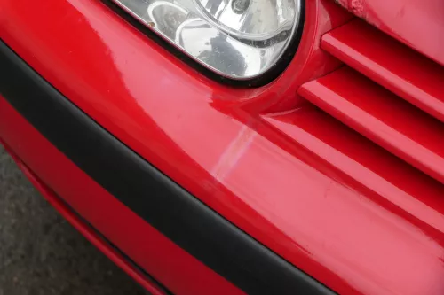 VW Golf 4 1J Stoßstange vorne Stoßfänger vorn rot LP3G (183216)