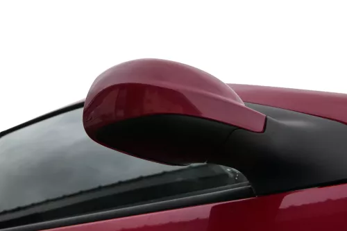 VW Golf 4 Bora manueller Spiegel vorne rechts Außenspiegel rot LP3G (183218)