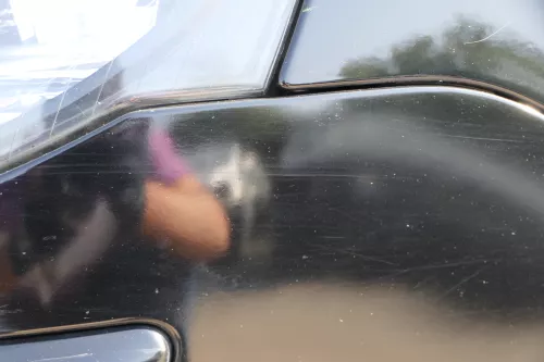 VW Polo 9N3 Stoßstange vorne Frontstoßstange Stoßfänger schwarz L041 (183233)