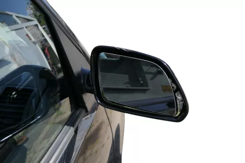 Polo 9N 9N3 mechanischer Spiegel Außenspiegel rechts vorne schwarz L041 Blinker (183236)