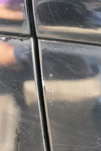 Polo 9N 9N3 Tür vorne rechts Beifahrertür 2/3-Türer schwarz L041 ohneAnbauteile (183237)