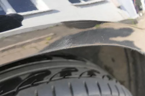 VW Polo 9N3 Kotflügel vorne rechts schwarz L041 (183239)